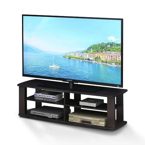Miniatura 20 de Furinno JAYA - Soporte para TV, roble francés, gris/negro Roble Francés/Negro