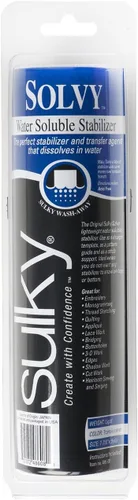 Sulky Solvy - Rollo estabilizador soluble en agua, 7.875 pulgadas por 9 yardas (486-08)