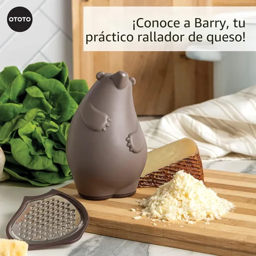 Miniatura 5 de OTOTO Rallador - Acero inoxidable, sin BPA, apto para lavavajillas, divertido gadget de cocina, rallador de verduras, lindos regalos y accesorios