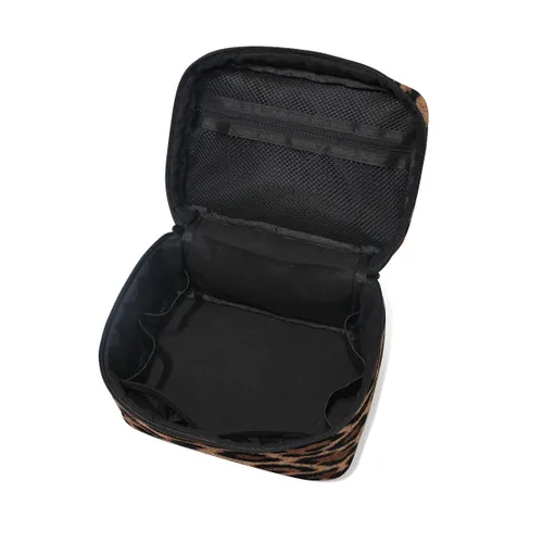 Miniatura 5 de Neceser de maquillaje con estampado de leopardo, organizador de viaje para mujer