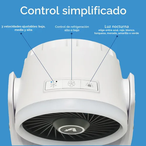 Miniatura 3 de Arctic Air Enfriador de aire portátil Ice Jet X3, modos de niebla dual, hasta 8 horas de tiempo de enfriamiento, enfriador portátil de 3 velocidades