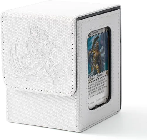 Miniatura 11 de Venssu MTG Caja de Mazos para Exhibición Commander, Caja de Mazos de Cartas que Cabe 100 Cartas con Doble Funda, Caja de Almacenamiento de Cartas