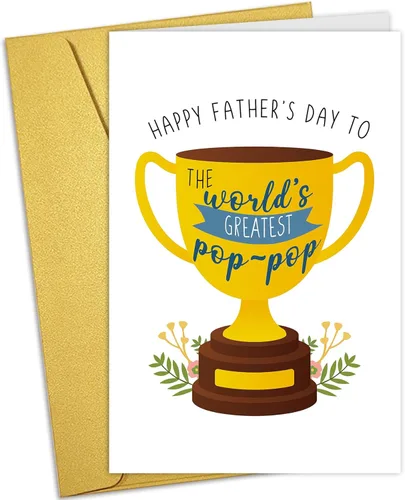 Miniatura 9 de Nchigedy Divertida tarjeta de cumpleaños de hijastros, tarjeta humorística del día del padre para padrastro, tarjetas del día de la madre