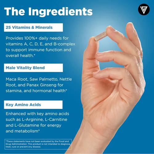 Miniatura 6 de Vital Vitamins Polvo de péptidos de colágeno múltiple + multivitaminas para hombres