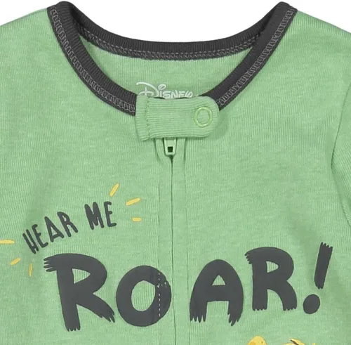 Miniatura 50 de Disney Winnie the Pooh Lion King Monsters Inc. Pixar Toy Story Baby Paquete de 2 overoles Sleep N' Play para recién nacidos hasta niños pequeños