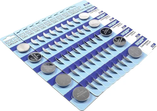 Miniatura 3 de HQRP Paquete de 50 pilas de litio CR2032 de 3 voltios CR2O32 CR2032L