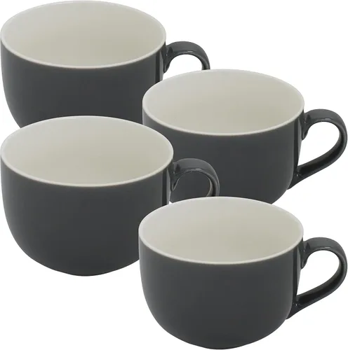 Miniatura 6 de Serami Taza de café de cerámica de gran tamaño con asa, taza de café grande de 22 onzas, perfecta para café con leche, capuchino, sopa, cereales