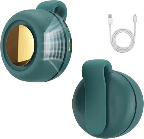 Portable Clip on Fan, Mini Bladeless Fans for Shirts and Waist, 3-Speed Silent and Adjustable Wind Direction Rechargeable Cooling Fans, Versatile