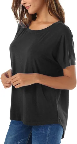 Miniatura 3 de Herou - Camiseta casual holgada de manga corta de verano, para mujer