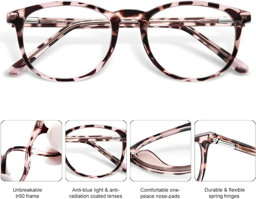Miniatura 3 de BEALER Gafas de bloqueo de luz azul para mujer