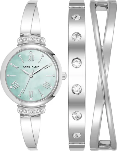 Miniatura 16 de Anne Klein AK/2245 - Juego de reloj de pulsera con detalles de cristal prémium para mujer