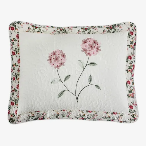 Miniatura 8 de BrylaneHome Colcha bordada Margaret - King, rosa