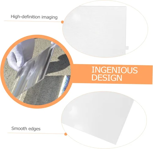 Miniatura 8 de Healifty Lente Fresnel de alta definición 5.51X3.54 pulgadas Lente óptica Pmma para proyector de repuesto Paquete de 2 proyectores de alta