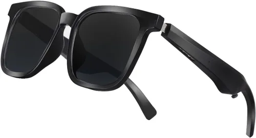 Miniatura 7 de Lentes de sol inteligentes con audio Bluetooth, lentes de luz azul para mujeres y hombres, música de oído abierto, lente polarizada UV400, sin fugas