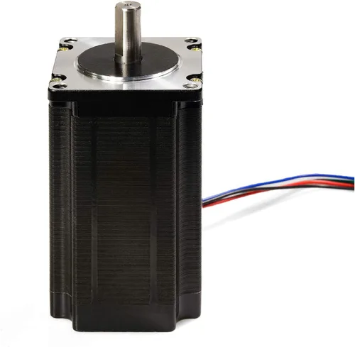 Miniatura 2 de Nema 23 Motor paso a paso 4.2A 3.0Nm (425oz.in) Longitud de 3.937 in con eje de 0.315 in para enrutador de torno de molino CNC