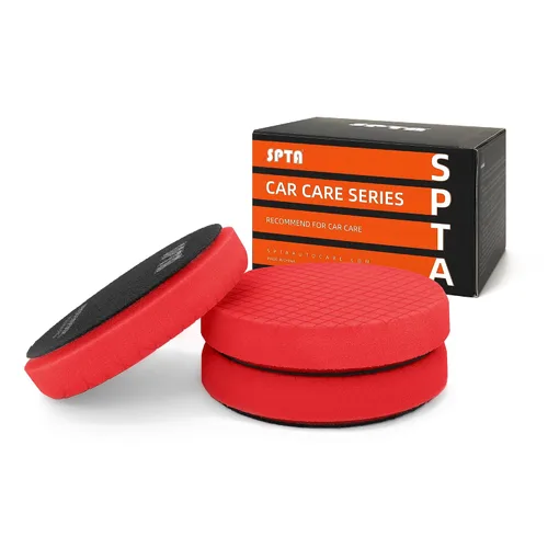 Miniatura 27 de SPTA - Almohadilla verde de corte grueso de 3.5 pulgadas para placa de respaldo de 3 pulgadas (80 mm), esponja de pulido ideal para pulir