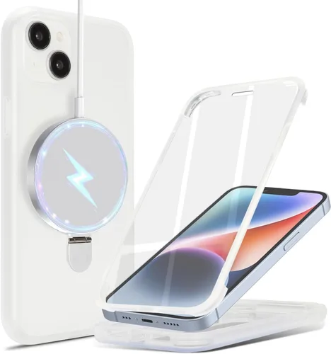 Miniatura 11 de Cavor Funda para iPhone 13 e iPhone 14, Compatible con Magsafe, Funda para iPhone 14 con Protector de Pantalla, Soporte Funda Protectora Magnética