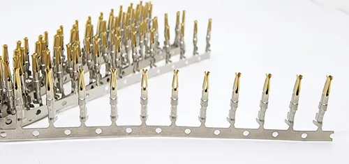 PC Accessories - Conectores Pro D-Sub 0.079 in Hembra Crimp Pins, 200Pack 0.079 in Gold Tin Plated DB Pin para DB9 DB15 DB25 DB37 DB50 Conectores de
