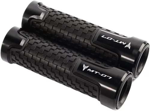 Miniatura 5 de F para Yamaha MT07 FZ07 Mt07 Fz-07 2017 2018 2019 2020 2021 2022 manillar de goma para motocicleta Agarraderas Y (color negro)