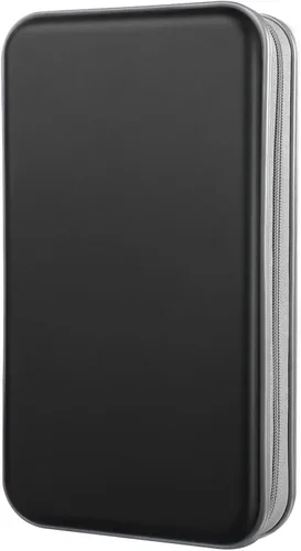 Estuche para DVD, Funda para CD, Portafolio, Carpeta, Capacidad para 96, Estuche de Almacenamiento para CD/DVD, Portafolio Organizador, Libro para