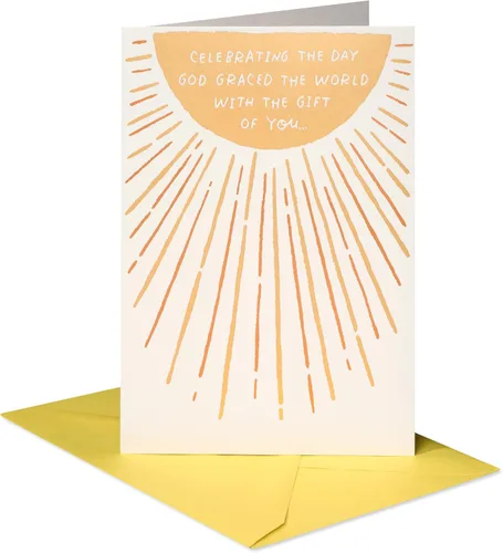 Miniatura 10 de American Greetings Tarjeta de cumpleaños religiosa (playa)