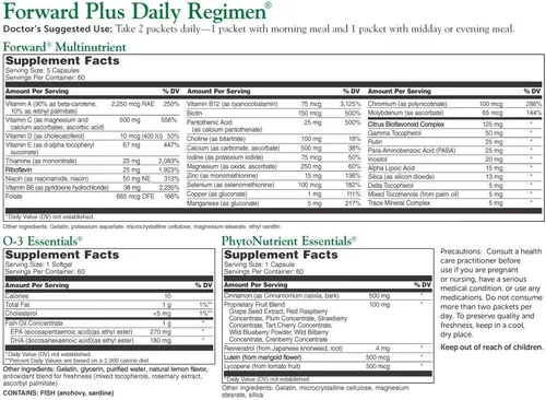 Miniatura 2 de Dr. Whitaker's Forward Plus Daily Régimen - Suplemento multivitamínico integral que apoya la energía, fuerza, vitalidad y resistencia óptimas - 60