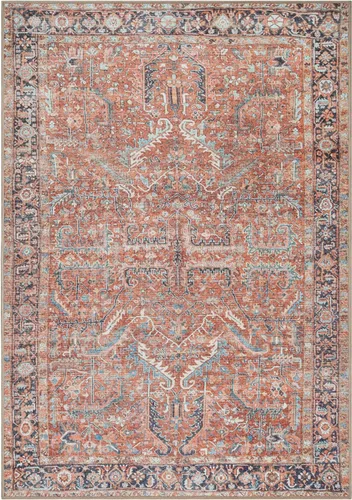 Miniatura 253 de GLN Rugs Traditional Collection - Alfombra de felpilla lavable a máquina, tradicional lavable, antideslizante, alfombra de felpilla de pelo corto