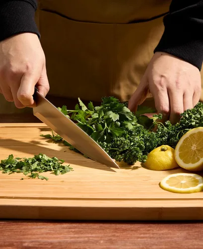 Miniatura 5 de Chicago Cutlery Belmont - Juego de cuchillos de cocina (13 piezas) con cuchillos de carne y bloque de madera, asas ergonómicas de polímero y juego