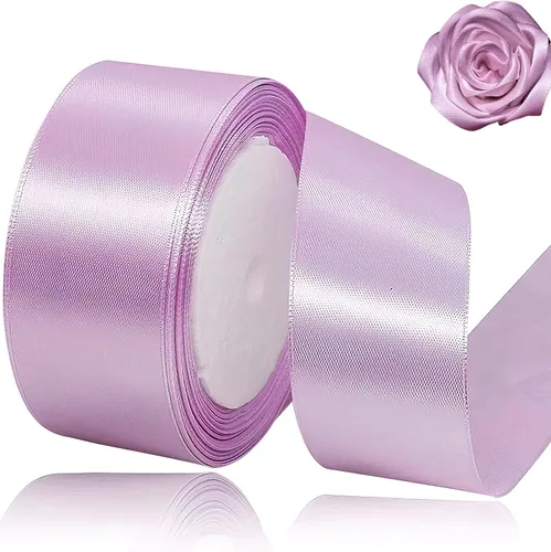 Miniatura 11 de Cinta beige de 1-1/2 pulgadas x 25 yardas, cinta de satén marfil de tela de color sólido para manualidades, coronas, fiesta de boda, Navidad, lazos