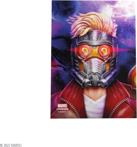 Miniatura 4 de Gamegenic Marvel Champions The Card Game - Juego de cartas oficial Star-Lord Fine Art, paquete de 50 fundas artísticas y 1 funda transparente