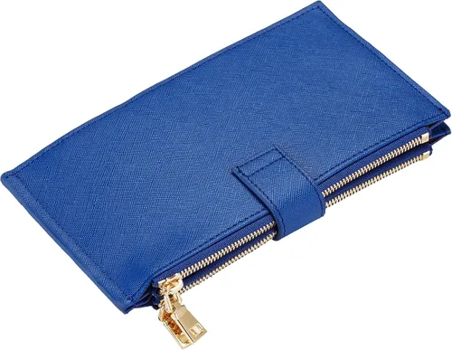 Miniatura 4 de Travelambo Cartera para mujer con bloqueo RFID y bolsillo con cremallera