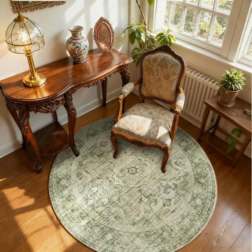 Miniatura 53 de Alfombra de pasillo lavable antideslizante: alfombra de cocina de 2 x 6 pies, resistente a las manchas, con parte trasera de goma, alfombra suave