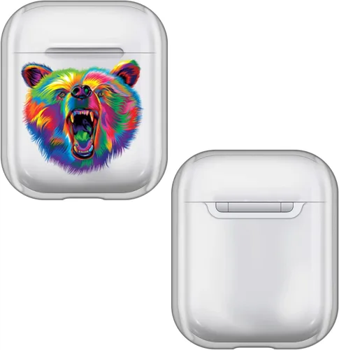 Miniatura 8 de Head Case Designs P.D. Moreno - Funda de carga de cristal duro transparente con licencia oficial de P.D. Moreno, con diseño de animales