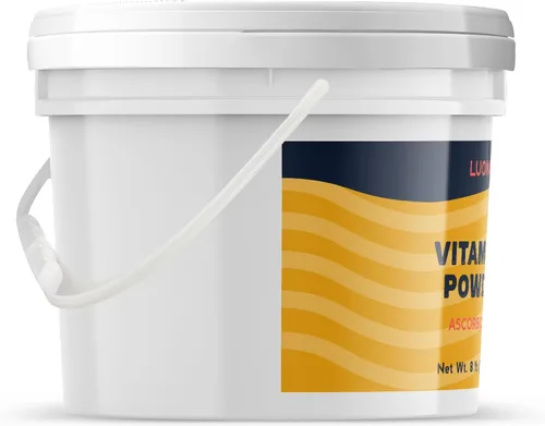 Miniatura 3 de Luonix Vitamina C en polvo, cubo de 1 galón, ácido ascórbico, suplemento