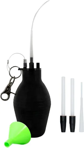 Plumero de tierra de diatomeas, pulverizador de polvo, dispensador aplicador de plumero de jardín con tubo de plástico largo para suministros Con