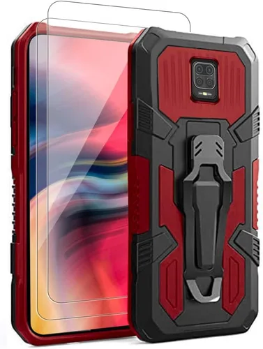 Miniatura 8 de Funda para Xiaomi Redmi Note 9s/9 Pro, con [2 unidades] Protector de pantalla de vidrio templado de grado militar híbrido de alta resistencia