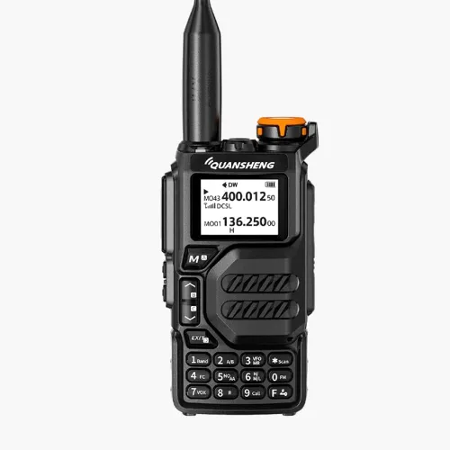 UV-K5 Radio de doble banda de salida de 5 vatios Radio portátil de dos vías con alerta meteorológica NOAA Walkie Talki FM (1 unidad)