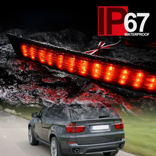 Miniatura 8 de Luces reflectoras LED para parachoques trasero 2010-2013 B-MW X5 E70 LCI sin M Sprots Red Led Tail Driving Parking Lamps Full Strip LED Reflector