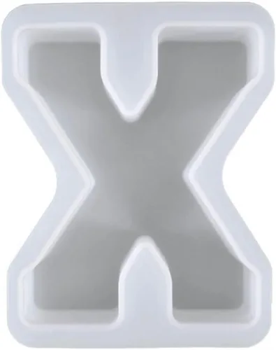 Miniatura 32 de Moldes de letras grandes para resina – Moldes epoxi de letras mayúsculas 3D de 7 pulgadas, moldes de silicona del alfabeto grande de la A a la Z