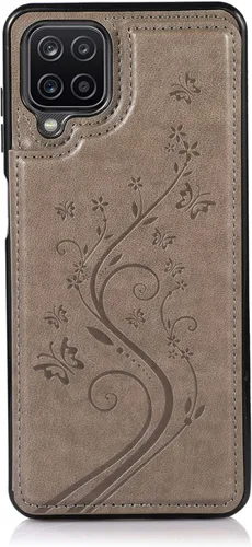 Miniatura 7 de Asuwish Funda de teléfono para Samsung Galaxy A12 con protector de pantalla de vidrio templado, tarjetero con soporte para tarjetero, soporte