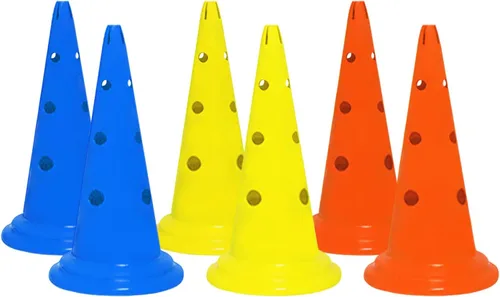 Miniatura 6 de TNZMART Conos de entrenamiento de fútbol, conos de tráfico de plástico, para entrenamiento deportivo, agilidad, marcador de conos