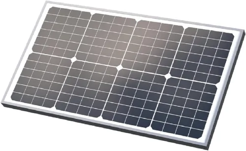 Kit de panel solar monocristalino de 30 vatios Ghost Controls para sistemas de apertura automática de puertas, modelo AX30