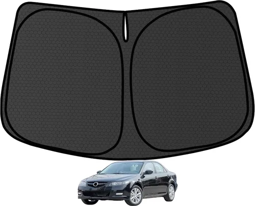Miniatura 34 de Civic - Parasol para parabrisas Honda Civic 2022-2024 2025 (no para Honda 2022 Sport), visera frontal gruesa plegable 1:1, mantiene tu automóvil más
