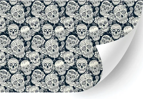 Miniatura 35 de HTV4U Vinilo de transferencia de calor con estampado de Halloween (zigzag de Halloween, 18.5 pulgadas x 3 yardas), papel de transferencia de prensa