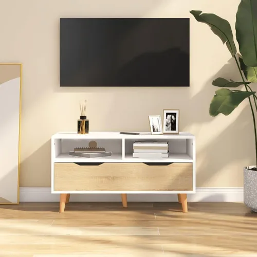 Miniatura 9 de TV Stand, Television Stands Media Console Entertainment Center Console Table Suitable for Living Room Home Office Bedroom Lounge High Gloss Black