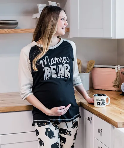Miniatura 4 de Lazy One Leggings y camisetas para mujer, pijamas separados, ropa de descanso acogedora para mujer