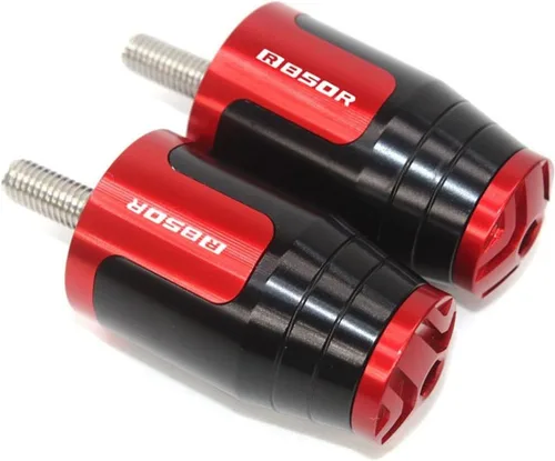 Miniatura 6 de 7/8" 0.866 in Agarres de manillar de motocicleta extremo de la barra del mango del extremo Tapón de extremo para BMW R850R R 850 R R850 R 1994-2002