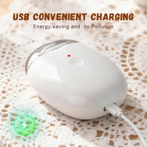 Miniatura 5 de Cortaúñas eléctrico automático, amoladora de uñas automática universal, molinillo de uñas, molinillo de uñas para uñas gruesas, con luz LED y 3
