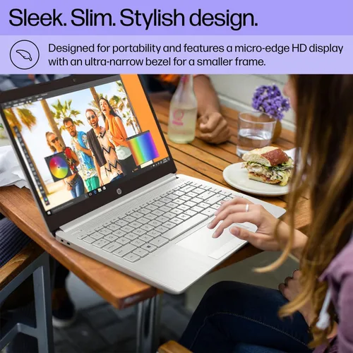 Miniatura 4 de HP Laptop Portátil, Estudiante y Empresarial, Pantalla HD de 14", Intel Quad-Core N4120, RAM DDR4 de 4GB, eMMC de 64GB, Office 365 por 1 Año, Cámara