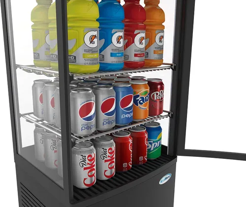 Miniatura 8 de KoolMore Refrigerador de pantalla CDCU-3C-BK, negro, 3 pies cúbicos